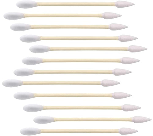 1000 Count Organic Bamboo Cotton Swabs by Rouceyxin