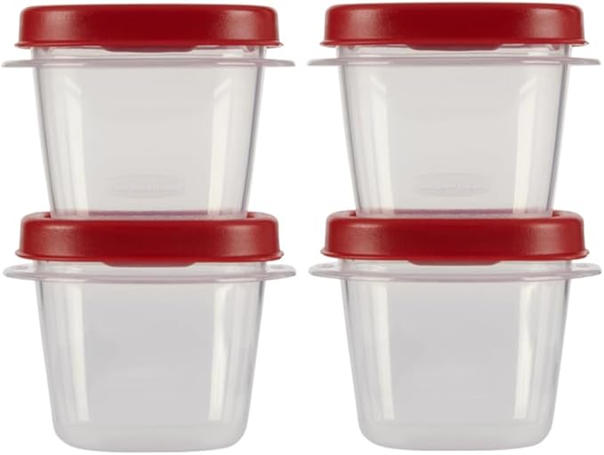Food Storage Containers, Half Cup Food Storage Containers, 9 Peice Set by Utensilux
