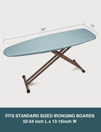 Ironing Board Cover and Pad, Resist Scorching and Staining, 15x54 Reflective - Image 6