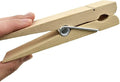 HAHIYO Wooden Clothes Pins Clothespins Extra Large Do NOT Fall Apart 6 inches by HAHIYO