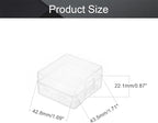 Fielect 2Pcs 18350 Battery Case Battery Storage Box Organizer Battery Storage - Image 2