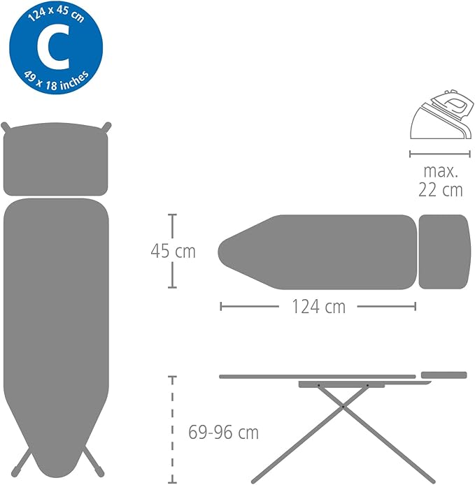 Brabantia Size C Replacement Ironing Board Cover - Image 4