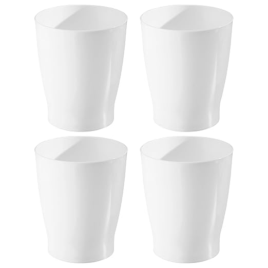iDesign Small Round Plastic Trash Can - Image 8