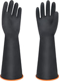 18" XL Size Latex Chemical Resistant Gloves, Reusable Heavy Duty Long Rubber by Nobgum