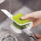 Joseph Joseph BladeBrush Knife and Cutlery Cleaner Brush Bristle Scrub Kitchen - Image 2