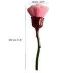 4 Pcs Nail Art Dust Powder Remover Cleaner Brush，Rose Nail Art Powder Dust - Image 2
