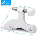 OBTANIM 8 Pack Hinge Pin Door Stopper Heavy Duty Metal Adjustable Door Stops - Image 2