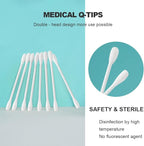 Individually Wrapped Cotton Swabs, Travel Cotton Swabs, Cotton Stick, Double - Image 3