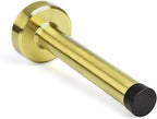 Door Stop Gold, 5 Inch Long Door Stopper, Stainless Steel, Sound Dampening by Gudui