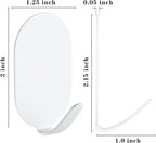Sticky Adhesive Hooks for Hanging, Key Hooks, Stainless Steel Wall Hooks - Image 3