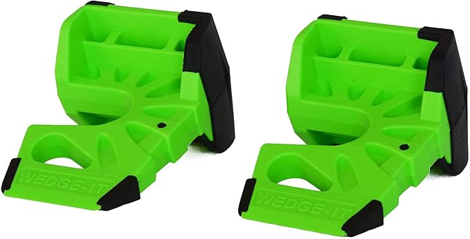 Wedge-It - The Ultimate Door Stop - Lime Green - TWO PACK by Wedge-It