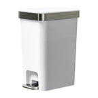 Small Bathroom Trash Can with Lid Soft Close, 10 Liter/2.6 Gallon Slim Garbage by Onlcuk