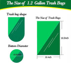 Hommaly 1.2 Gallon 240 pcs Small Black Trash Bags, Strong Garbage Bags - Image 2