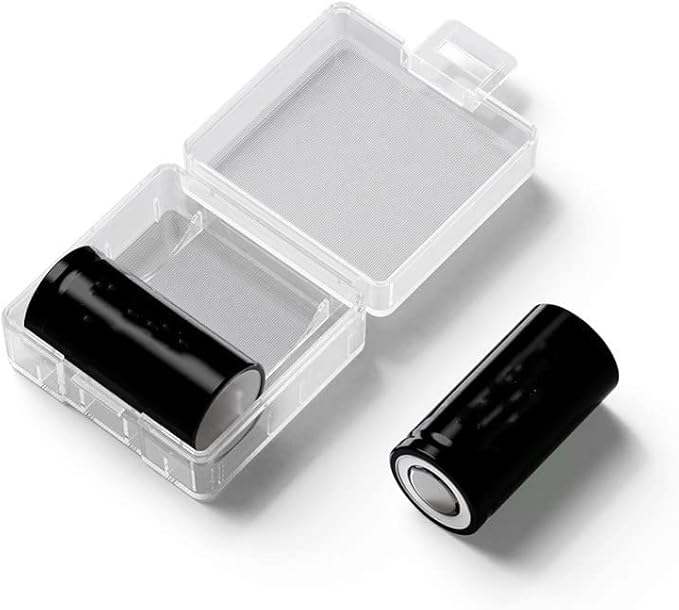Fielect 2Pcs 18350 Battery Case Battery Storage Box Organizer Battery Storage - Image 6