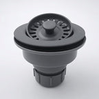 3-1/2 Inch Polymer Urban Gray Sink Drain Assembly - Image 4