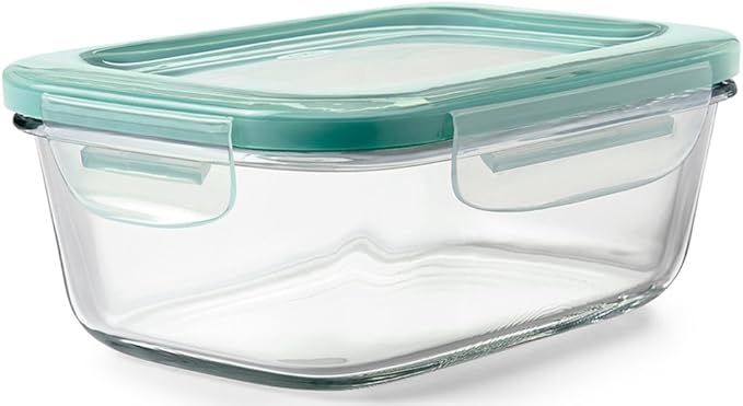 OXO Good Grips 3.5 Cup Smart Seal Airtight Glass Rectangle Food Storage by OXO