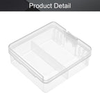 Fielect 100 x AAA Battery Storage Case Holder Organizer Box Transparent - Image 5