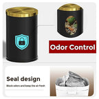 Brushed Brass Garbage can, Bathroom Trash can - Image 3
