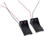 10pcs Two Wire Leads Spring Clip 9V Battery Holder Case Storage Box - Image 4