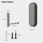 6PCS Folding Coat Hooks, Heavy Duty Wall Hooks Made of Zinc Alloy, Foldable - Image 6