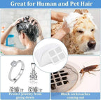 25 Packs - Disposable Shower Drain Hair Catcher 3.94 Inches Square Drain Hair - Image 7