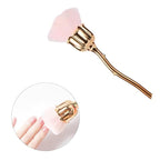 4 Pcs Nail Art Dust Powder Remover Cleaner Brush，Rose Nail Art Powder Dust - Image 6