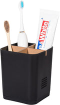 Toothbrush Holders Drainage for Bathrooms, 4 Slots Tooth Brushing Holder by Heagoale