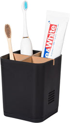 Toothbrush Holders Drainage for Bathrooms, 4 Slots Tooth Brushing Holder by Heagoale
