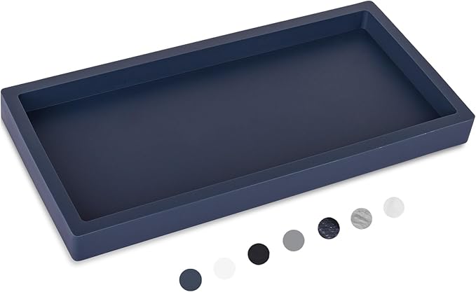 Bathroom Tray, Small Vanity Tray Silicone Soap Dish Sponge Holder Kitchen Sink by Heagoale