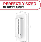 Command Folding Clothes Hanger, Holds up to 5 Hangers 7.5 lb, 1.5lbs per Rung - Image 2