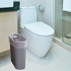 Small Trash Can Plastic Bathroom Wastebasket 3.2 Gallon Slim Garbage Container - Image 7
