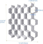 Poeland Drawer Divider Organizer Adjustable DIY Grid Honeycomb Drawer Divider - Image 6