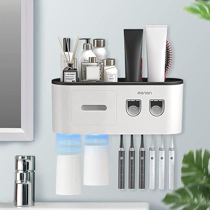 Toothbrush Holders Wall Mounted, Toothbrush Holder by BHeadCat
