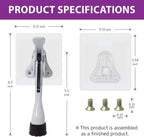 Door Stopper with Adhesive Bracket Stickers, No Drilling or Tools Needed - Image 7