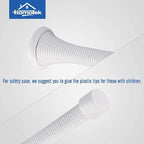 HOMOTEK 20 Pack Spring Door Stops, 3-1/8” Heavy Duty Door Stop - Image 5