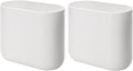 iDesign Small Slim Plastic Bathroom Trash Can, Garbage Can by iDesign