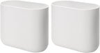 iDesign Small Slim Plastic Bathroom Trash Can, Garbage Can by iDesign