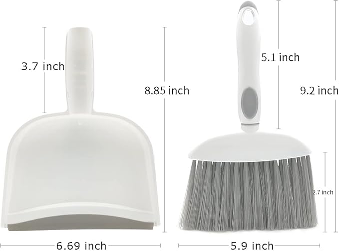 Dust pan, Mini Dustpan and Brush Set, Small Broom and Dustpan Set, Small Hand - Image 7