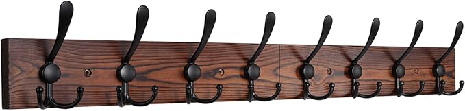 IBosins Wall Mounted Coat Rack, 31-2/5'' Long, Entryway Hanging Rack, Metal by IBosins