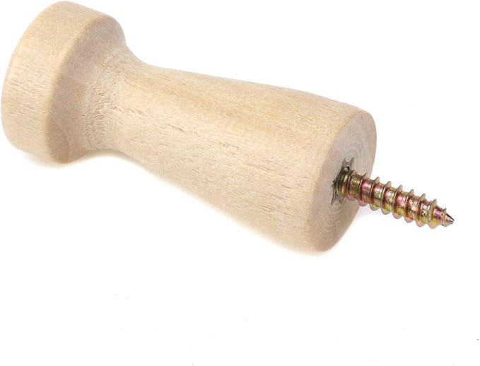 KUMGROT 10pcs Wood Coat Wall Mounted Hooks Decorative Heavy Duty Robe Hooks - Image 5