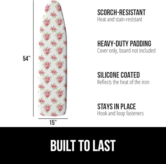 GORILLA GRIP The Original Ironing Board Cover and Pad, Silicone Coating - Image 2