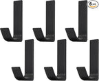 Adhesive Hooks Heavy Duty, 6 Pack Wall Hook by Dntorx