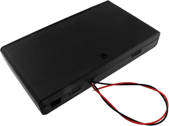 E-outstanding 12V Battery Holder 8X 1.5V AA Battery Storage Case Black Box - Image 4