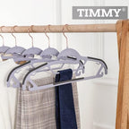 TIMMY Slim Plastic Hangers Non-Slip, 0.2in Ultra Thin Space Saving Closet - Image 7
