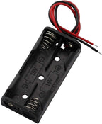 6 Pieces 2 Slots x 1.5V AAA Battery Case Holder Battery Spring Clip Storage Box by Onwon