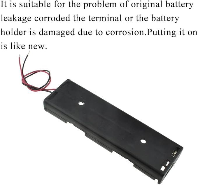 HAHIYO 4xAA Battery Holder Black Adapter Tube Case Not Corrode Solid Good - Image 3