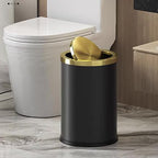 9L/2.4GAL Black Bathroom Trash Can, Garbage cans - Image 2