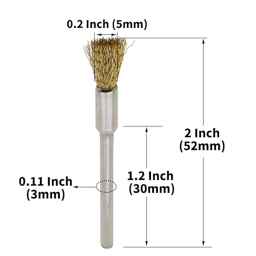20PCS Brass Wire Brushes - Image 4