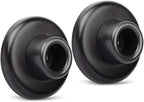2 Pack Concave Wall Door Bumper Stop Black – 2-1/2” Outside Diameter Stainless by KOVOSCH