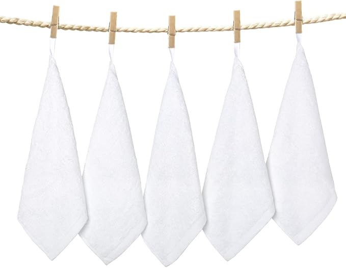 Yoofoss Luxury Washcloths Towel Set 10 Pack Baby Wash Cloth - Image 6